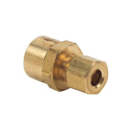 Thrifco Plumbing No. 66-C 1/4 Inch x 1/4 Inch Lead-Free Brass Compression FIP Adapt 4401075